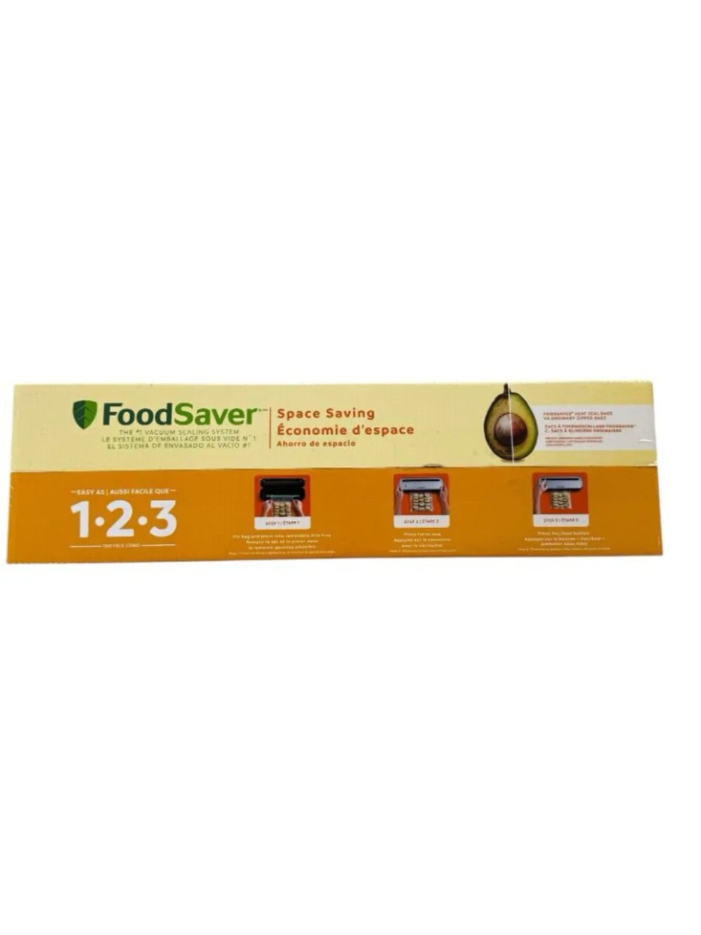 NEW FoodSaver Space Saving Vacuum Sealer with Bags VS1230 Unopened Box